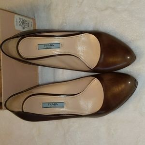 Prada heels.